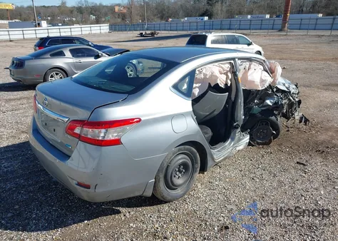 2014 Nissan Sentra S из США, поврежденный, VIN 3N1AB7AP1EL678174